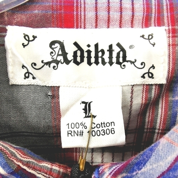 Adiktd Women's L Bling Western Button-Down Top - Picture 8 of 13